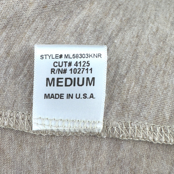 Harlowe & Graham Tan Drape Blouse - Picture 6 of 9